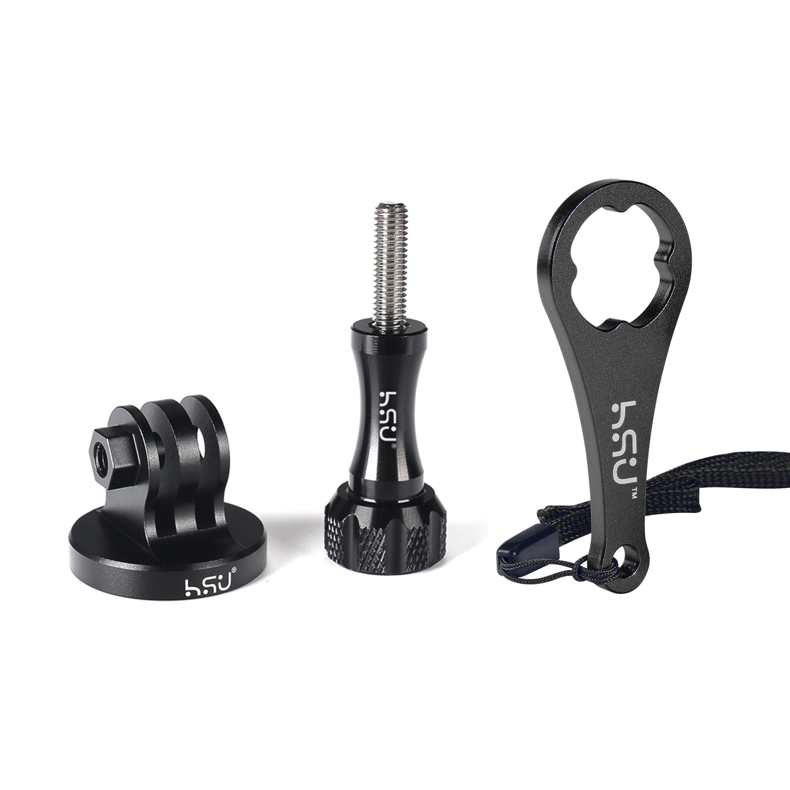 HSU Aluminum Alloy Tripod Mount for GoPro Max,Hero11 and Insta360