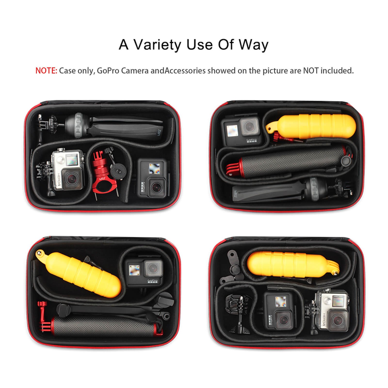 HSU DIY Carrying Case For Sport Camera GoPro/Insta360/DJI - Image 3