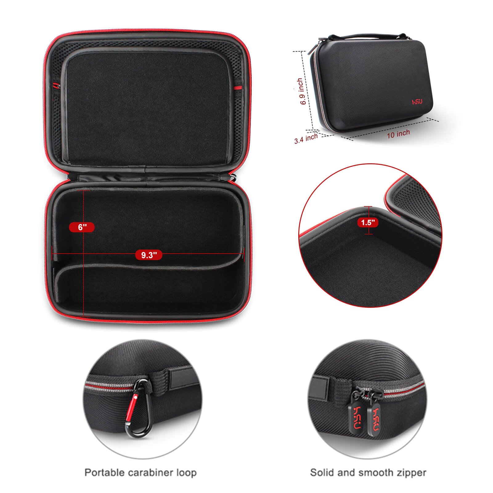 HSU DIY Carrying Case For Sport Camera GoPro/Insta360/DJI - Image 5