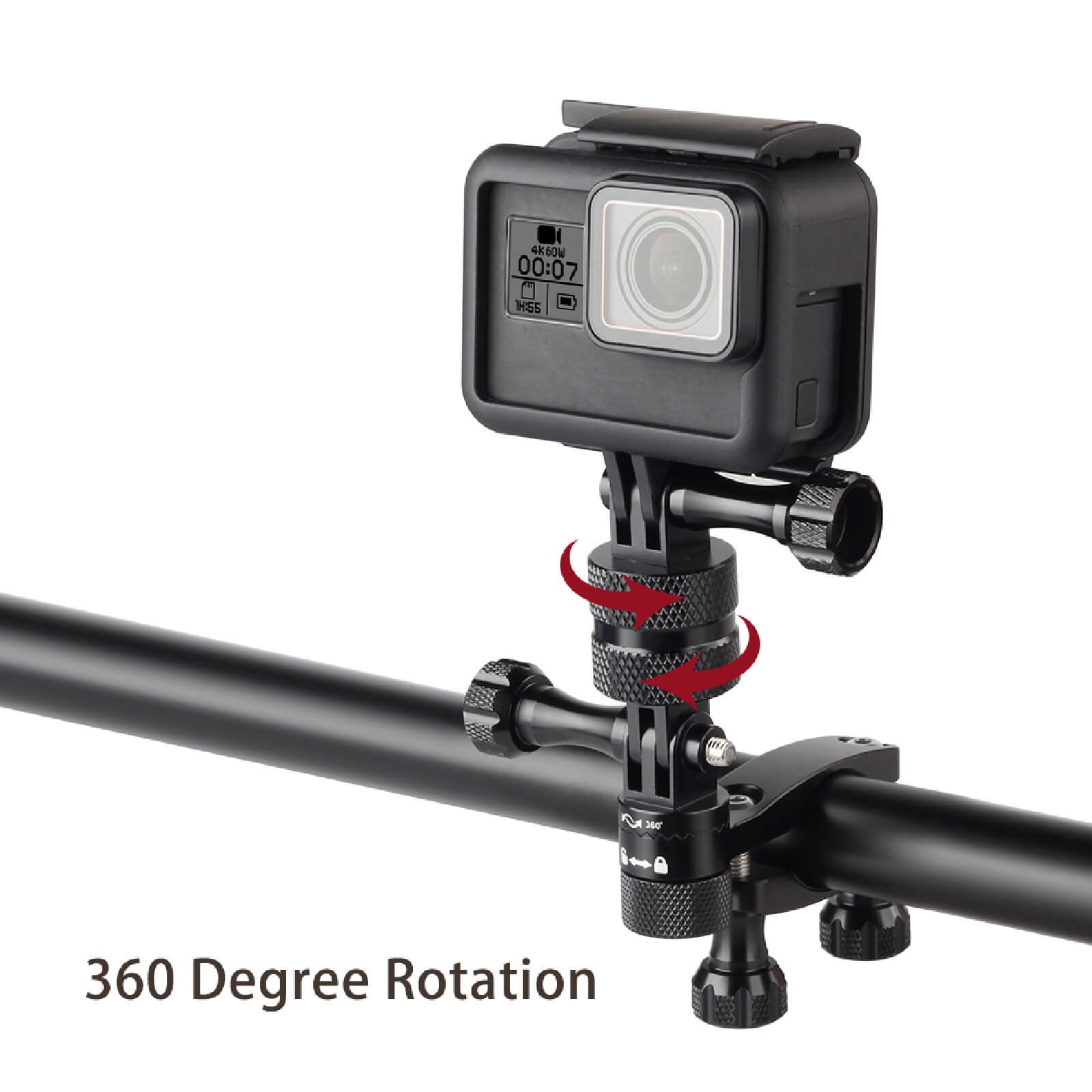 HSU 360 Degree Rotation Mount for GoPro,DJI and Insta360 - Image 9